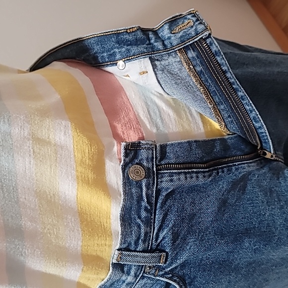 RALPH LAUREN Vintage High Rise Classic Preppy Minimalist EUC Straight Blue Jeans - Picture 10 of 16